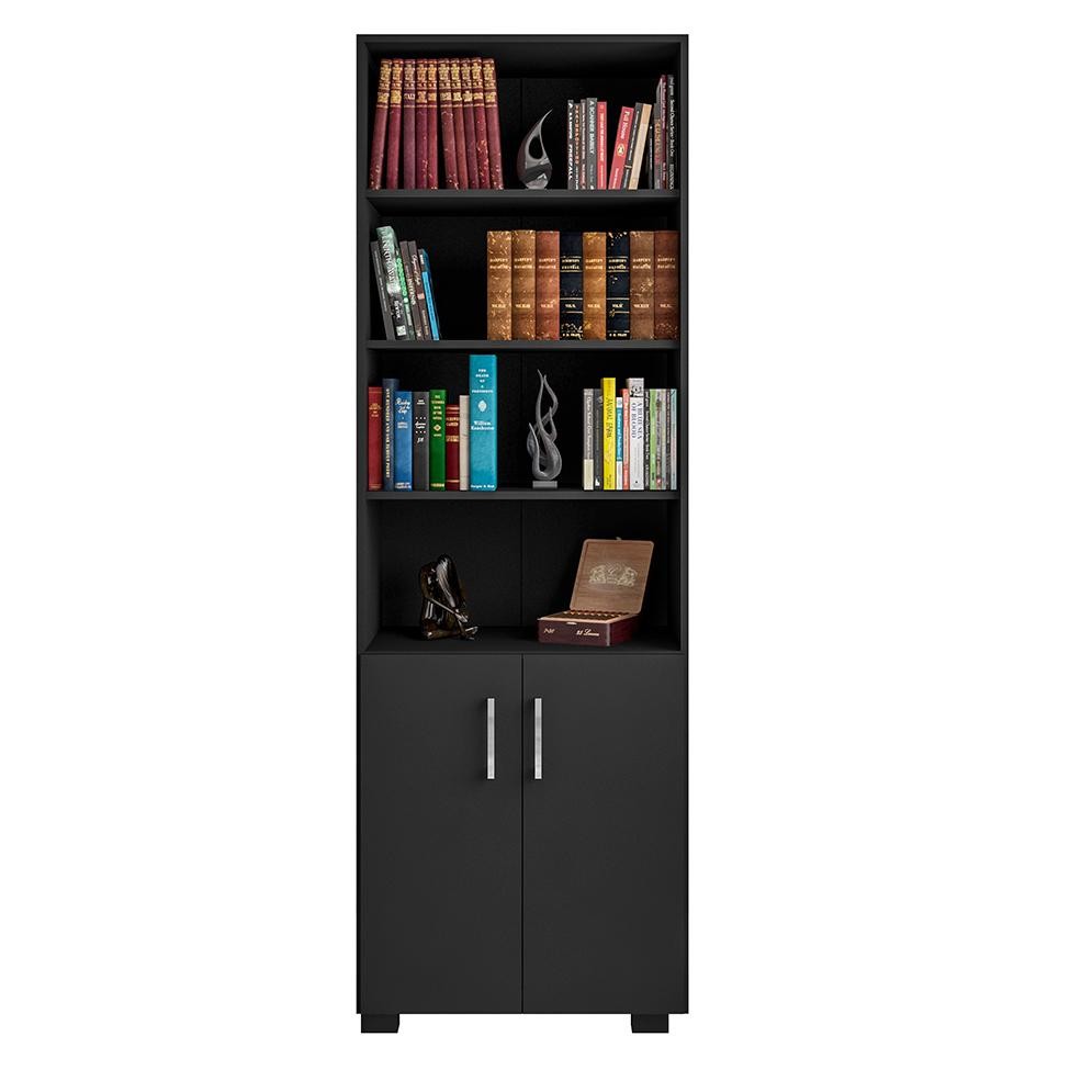 Estante Marbella 2 PT Preta em Oferta na Shopee