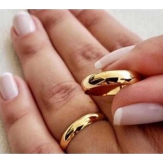 Aliança anel de para casamento 4mm Unidade