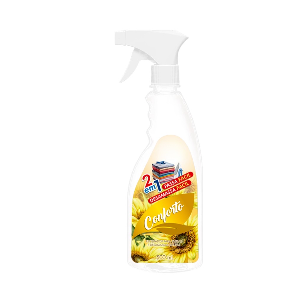 Passa e Desamassa Fácil 2 em 1 Conforto 500ml Aroma Conforto
