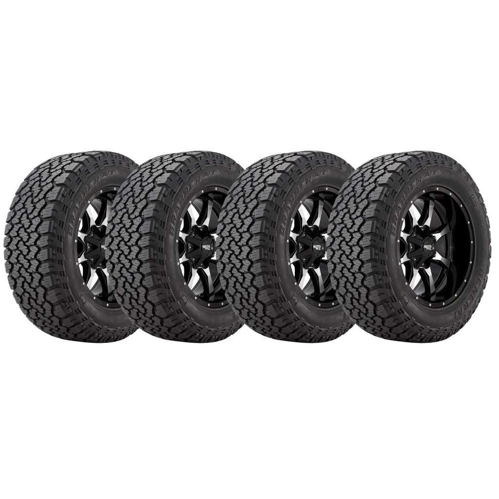 kit 4 Pneus Aro 15 235/75R15 General Tire By Continental Grabber 109T AT