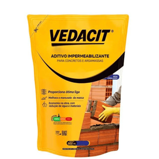 Aditivo Impermeabilizante P/ Concretos e Argamassas 900ML - VEDACIT em Oferta na Shopee