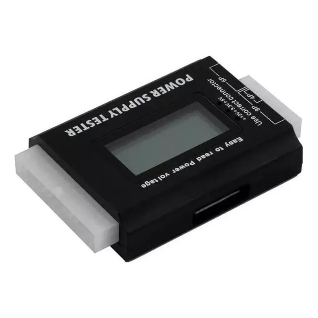 Teste Fonte Lcd Atx Btx Itx Hdd Sata Power Supply Testador