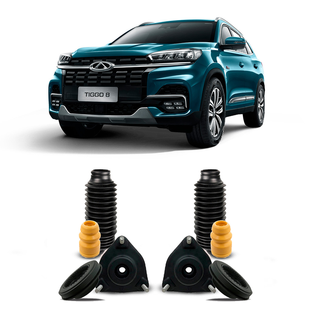 Par Kit Coxim Batente Dianteiro Chery Tiggo 8 2021 2022 2023