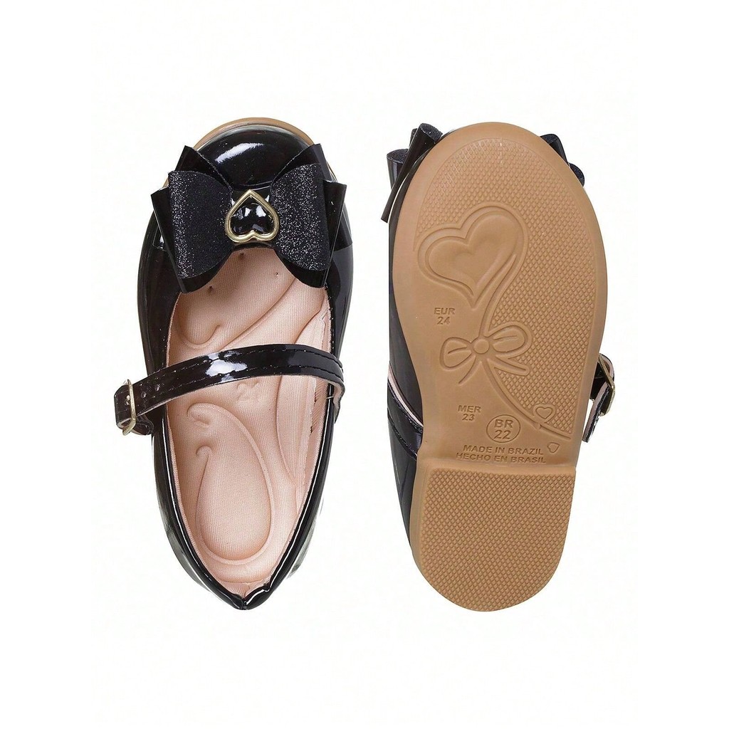 ∴ Sapatilha Infantil Menina Sapato Boneca Feminina Social Com Lacinho