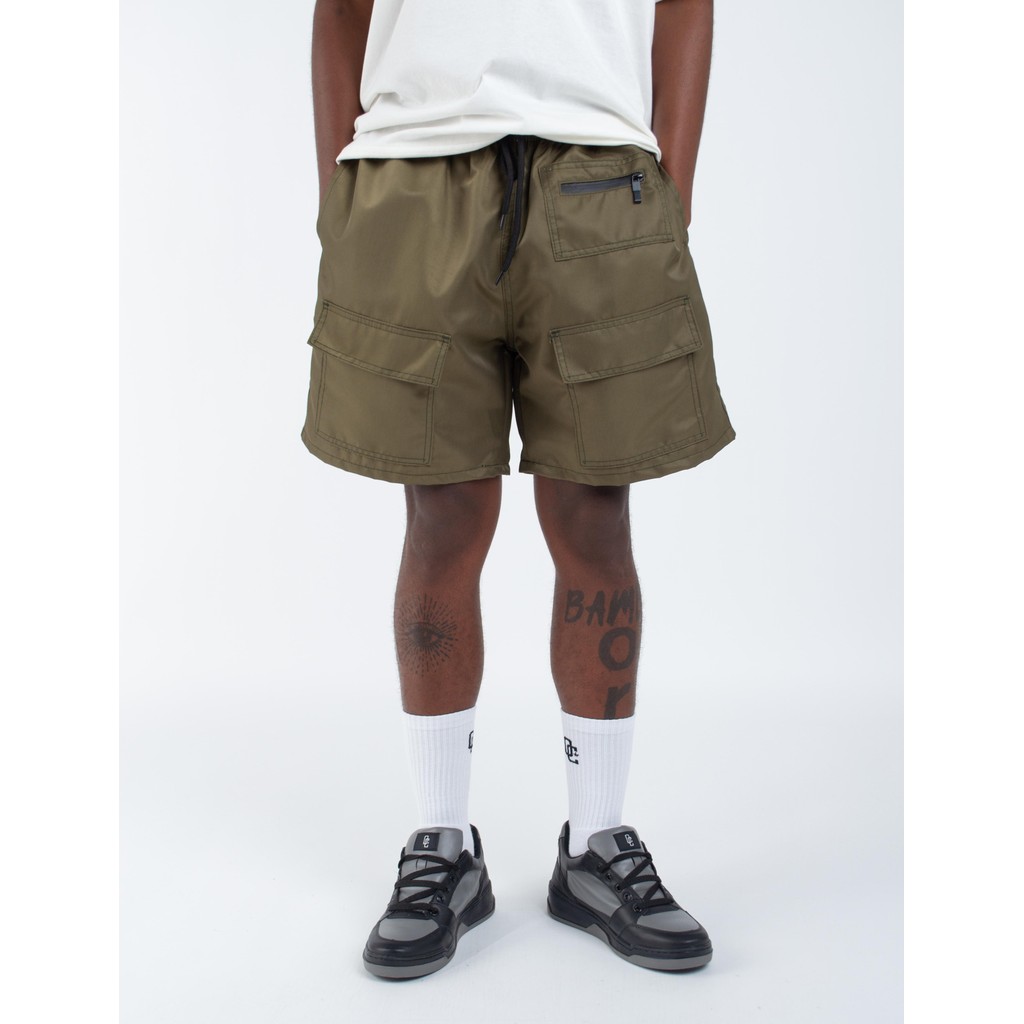 Shorts Heavy Cargo Overcome Basic Verde Militar