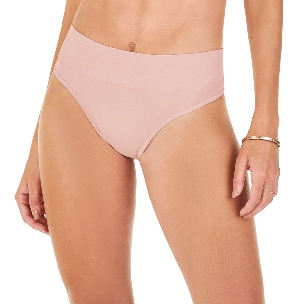 Calcinha Tanga Cós Largo sem Costura Blush Zee Rucci
