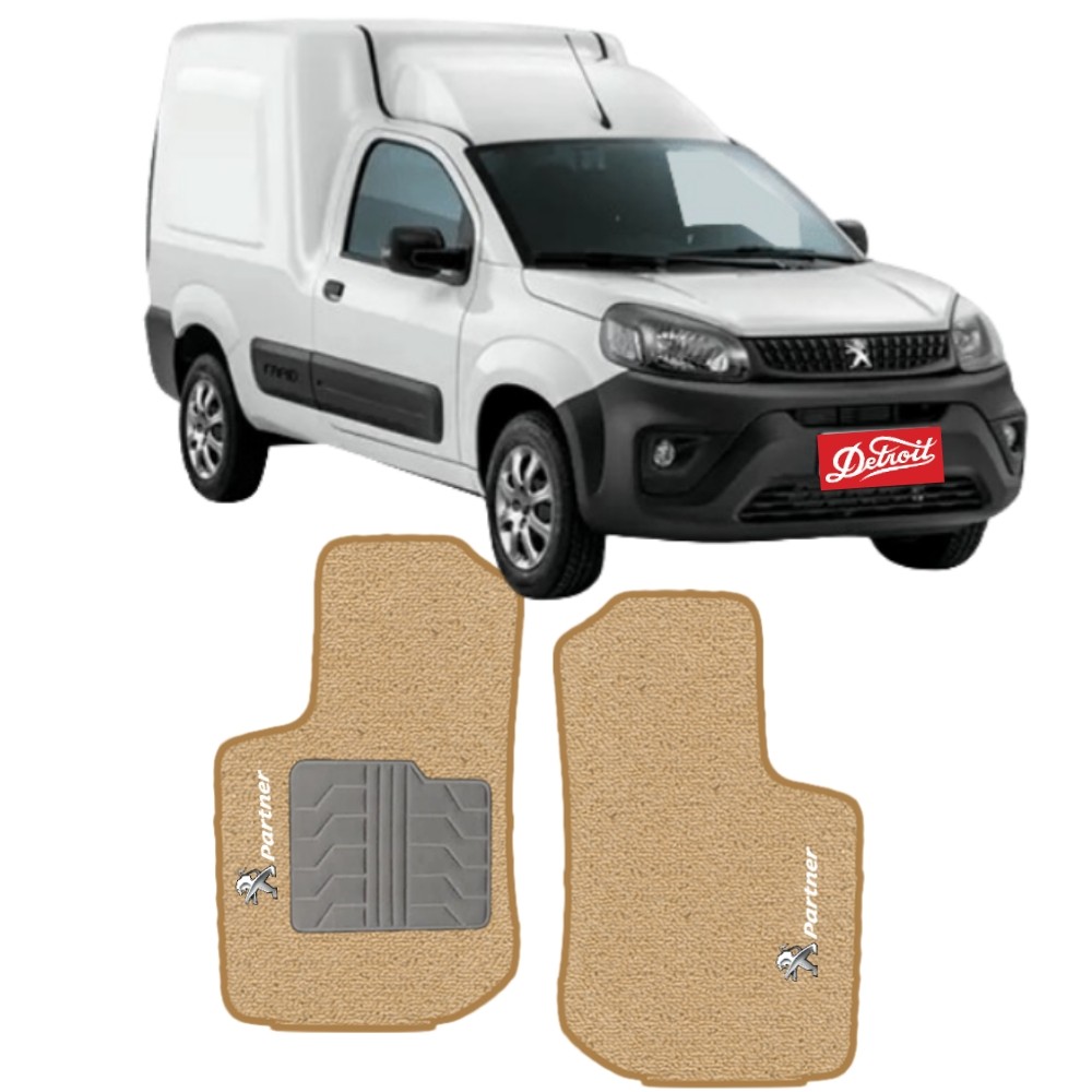 Tapete Peugeot Partner 2023 a 2025 Tevic TVPG8520B Carpete Bege