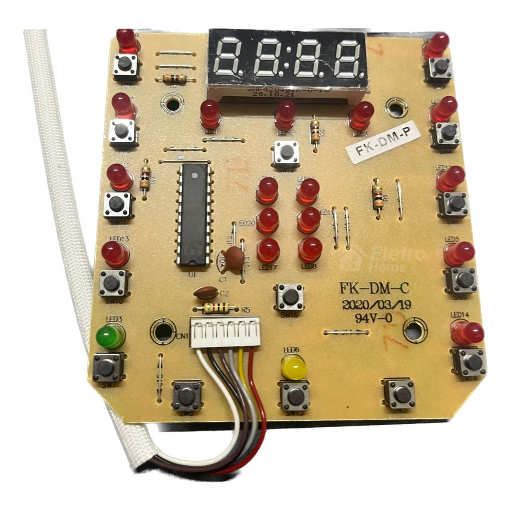 Pci Controle Lc-dm Pan Pres Digital Inox Ppp01p