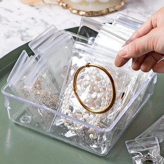 Saco de 60/40/20 peças para armazenamento de joias-Transparente,para colares e pulseiras
