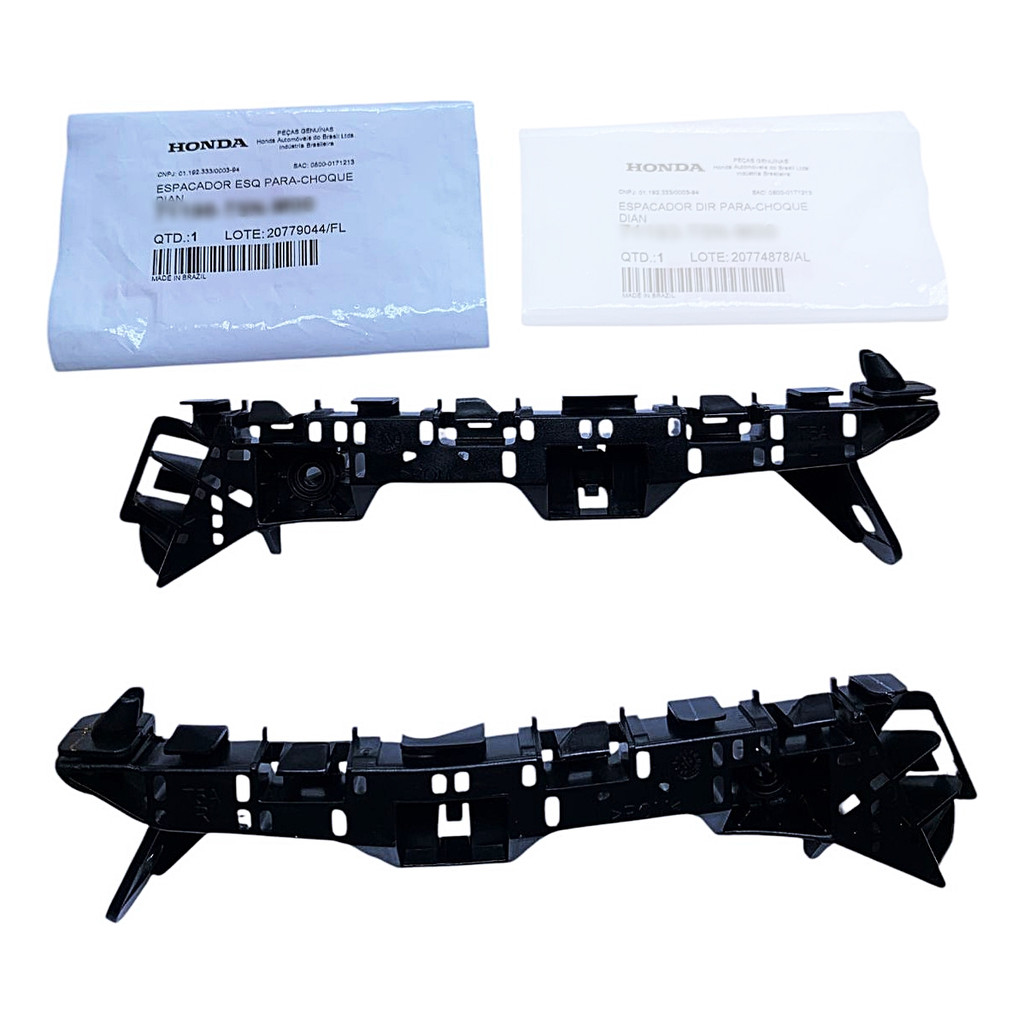 Par Guia Parachoque Dianteiro Honda Fit 2015/2020 Original