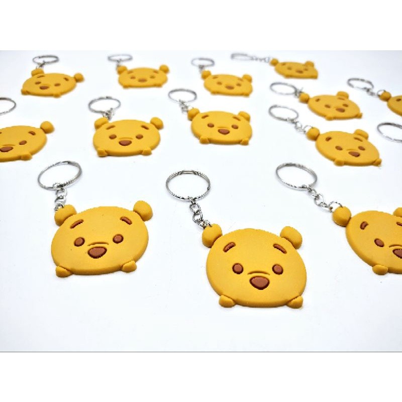 Chaveiro Pooh 10un Barato Tema Ursinho Pooh Festa Aniversári