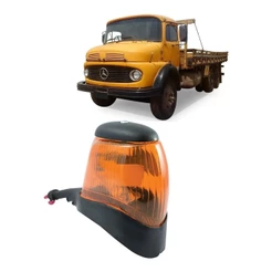 Lanterna Pisca Seta Caminhão Mercedes Benz 1113, 1114, 1313, 1513, 2213 - Laranja (3448227120)