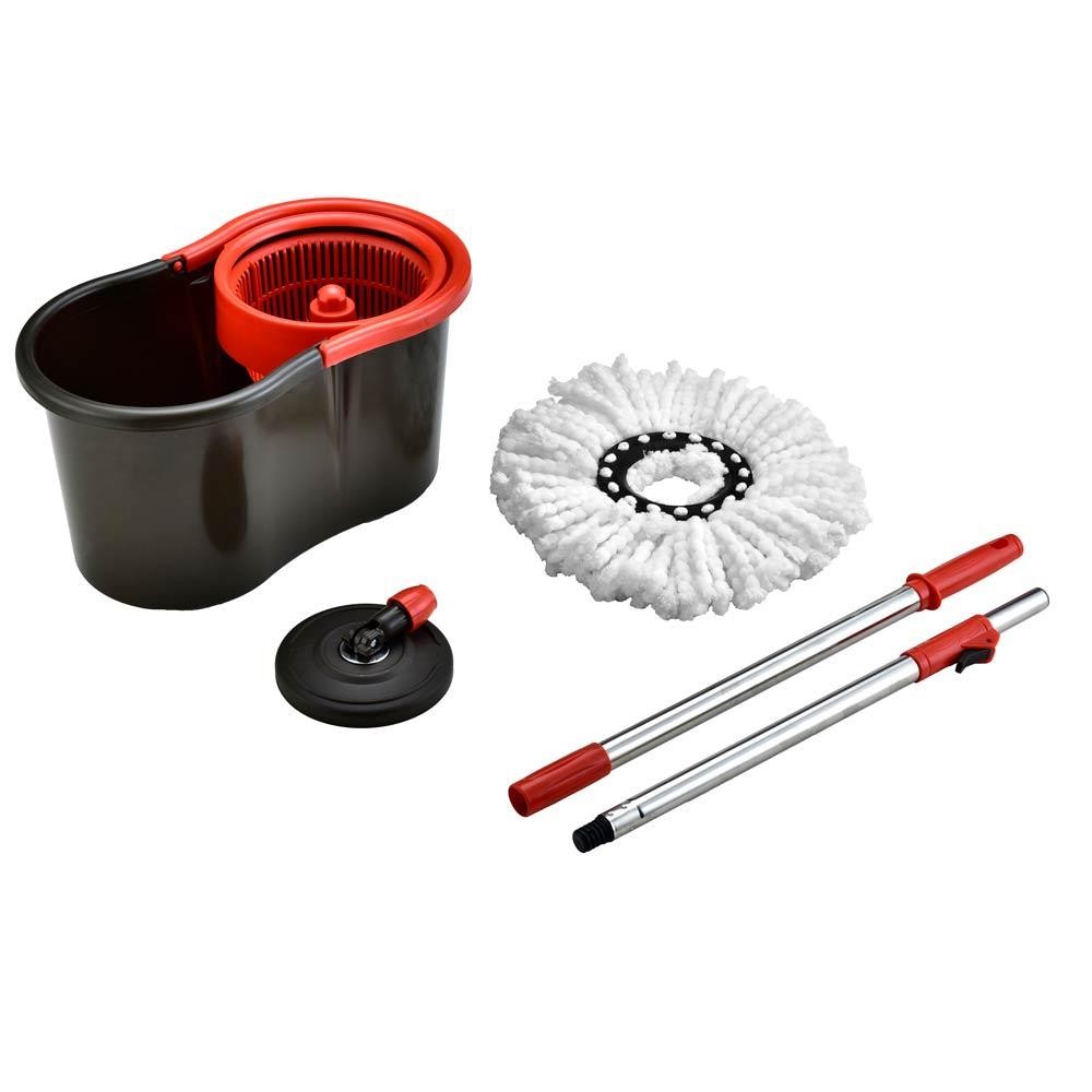 Detalhes do Mop Giratório 8L Powermaid Cinza