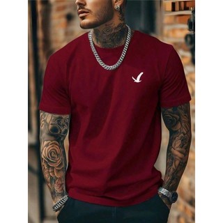Camiseta Masculina de Aguia Camisa 100% Algodao tendencia basica