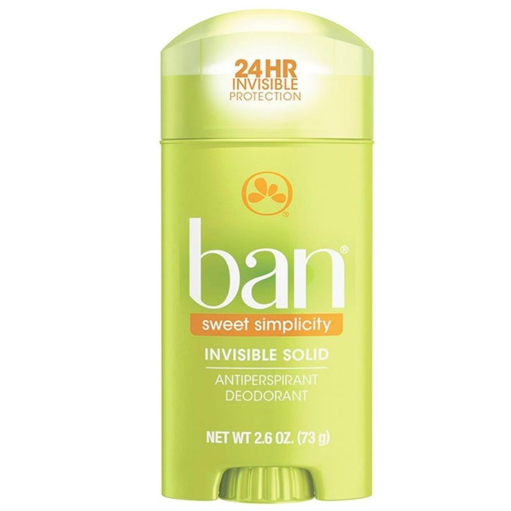 BAN STICK DESODORANTE ROLL-ON SWEET SIMPLICITY COM 73G em Oferta na Shopee