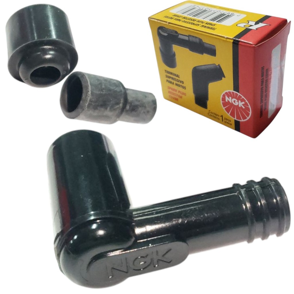 Terminal Cachimbo de vela Original NGK Honda CG 125 C100 Biz Pop Fazer 250 PCX 150