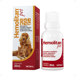 Hemolitan Pet Gotas Suplemento Vetnil - 30ml em Oferta na Shopee