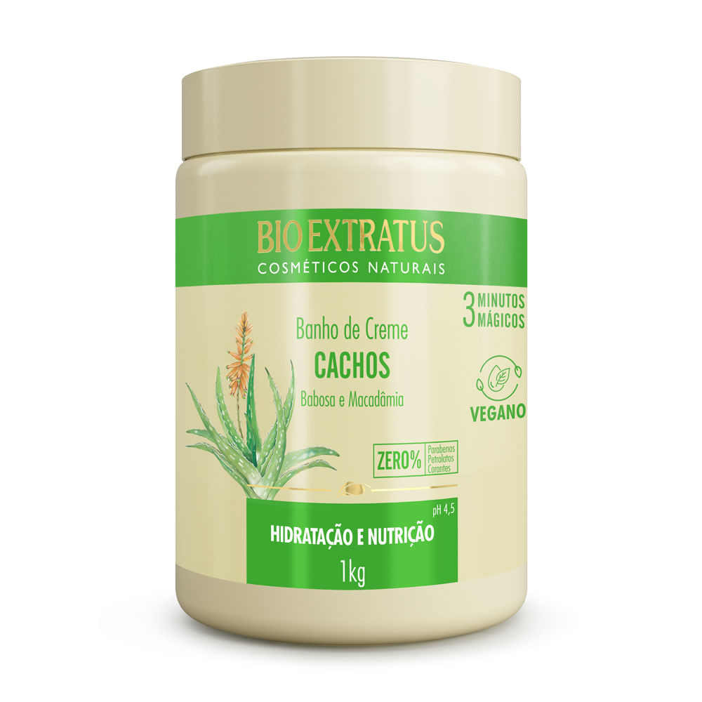 Banho de Creme Cachos Bio Extratus 1Kg em Oferta na Shopee