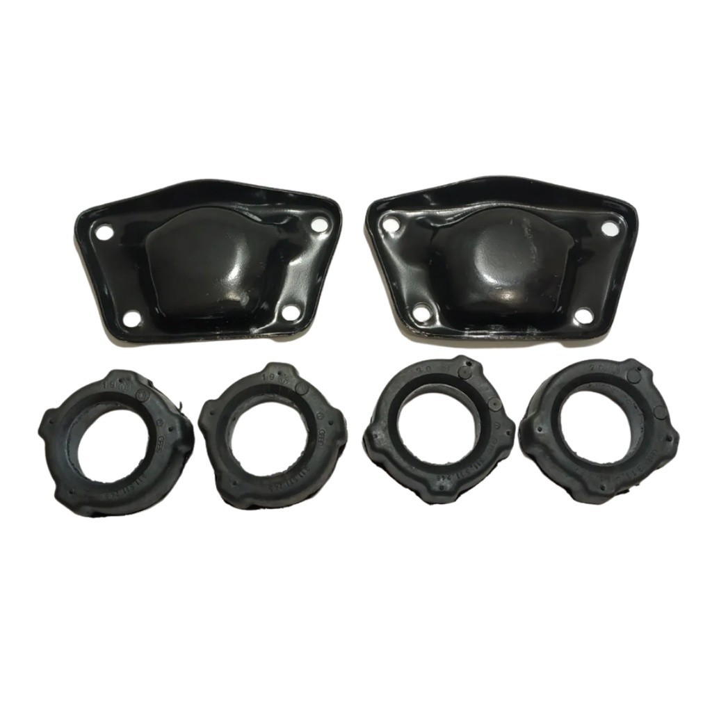 Kit Bucha 4 Borrachas E Tampas Do Facão Vw Fusca Favorito