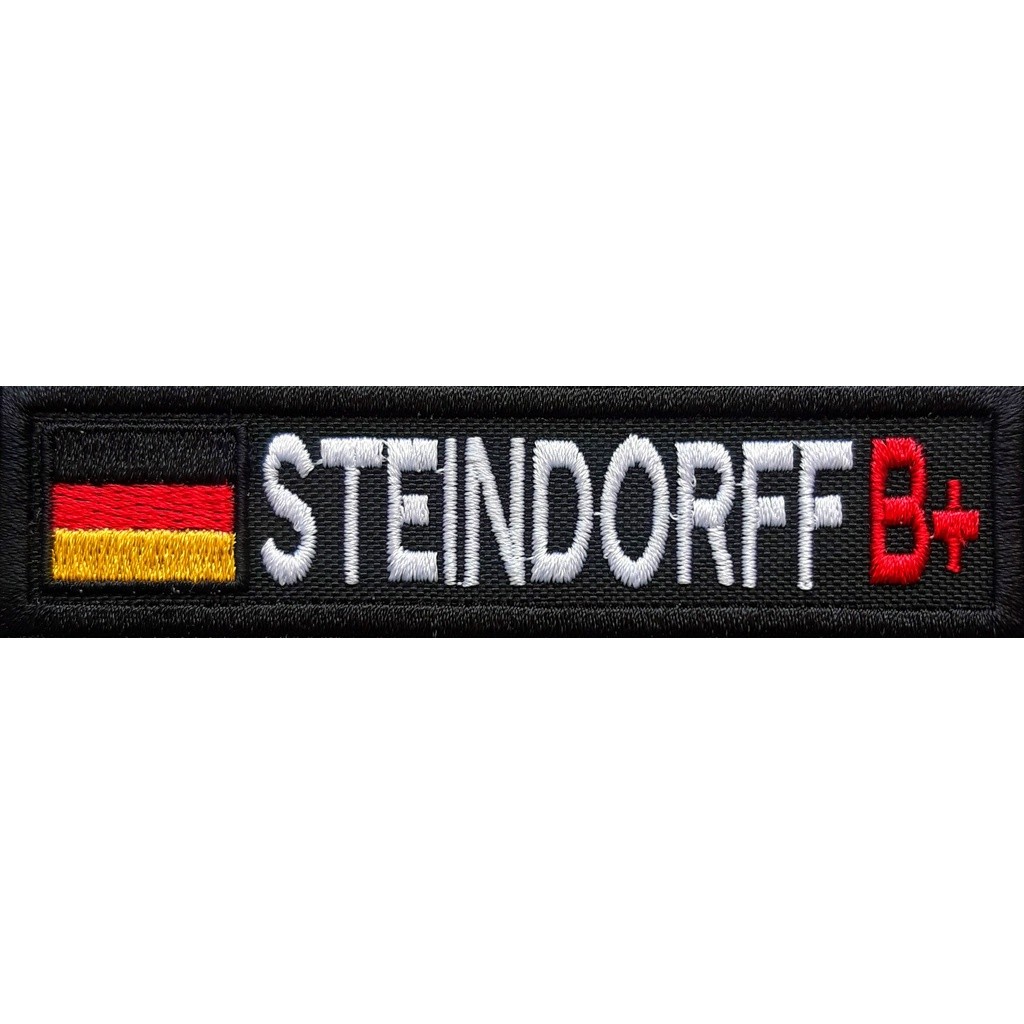 Patch Sutache Nome Com Bandeira Alemanha Airsoft Moto Clube Tar41