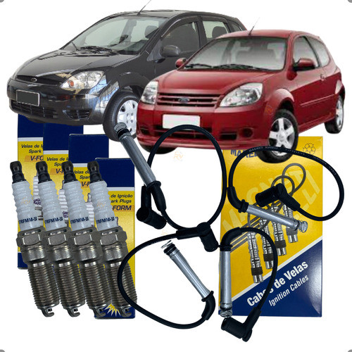 Jogo de Velas e Cabos Magnet Marelli