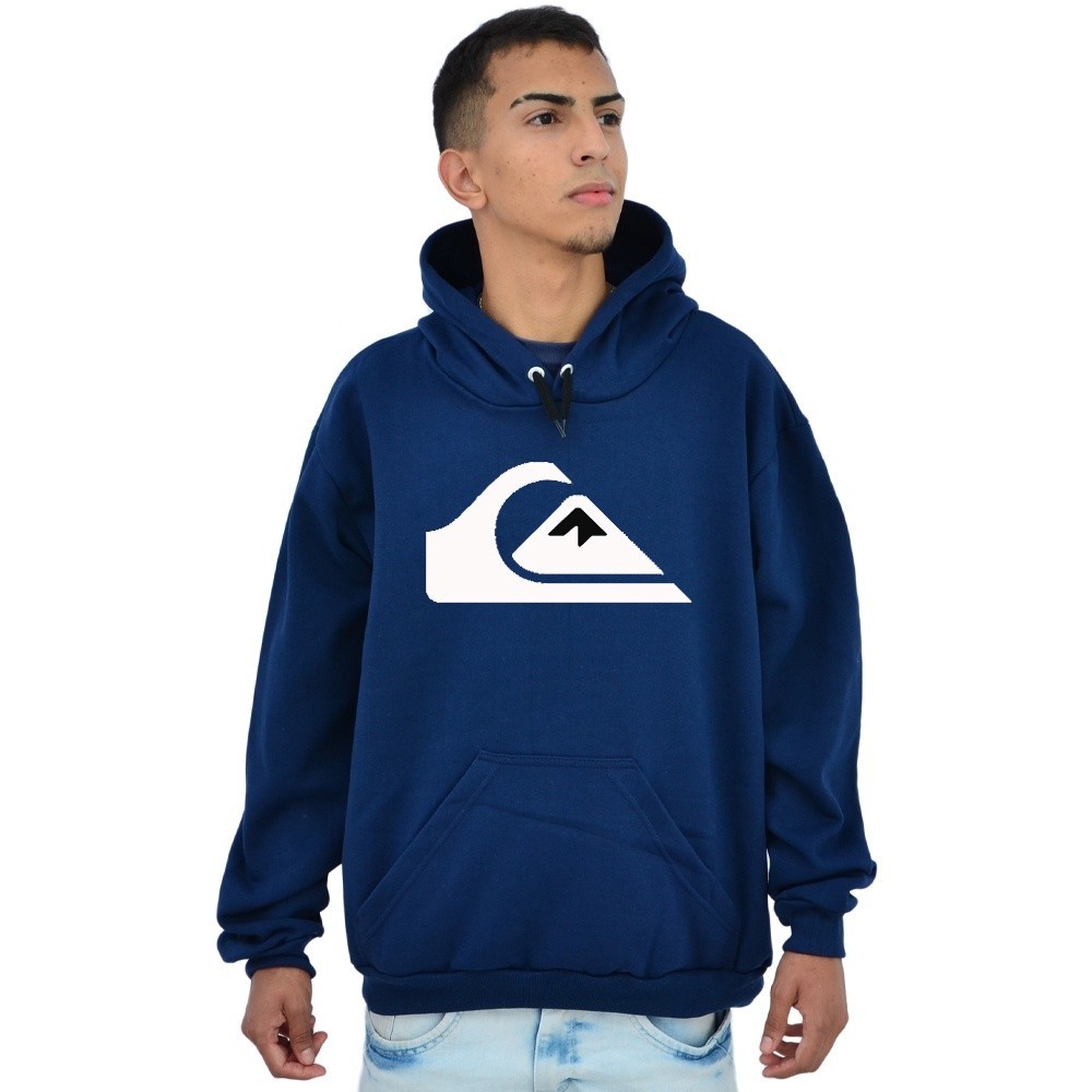 Moletom Blusa Canguru Quiksilver Surf casaco agasalho capote frio inverno skate surf moda