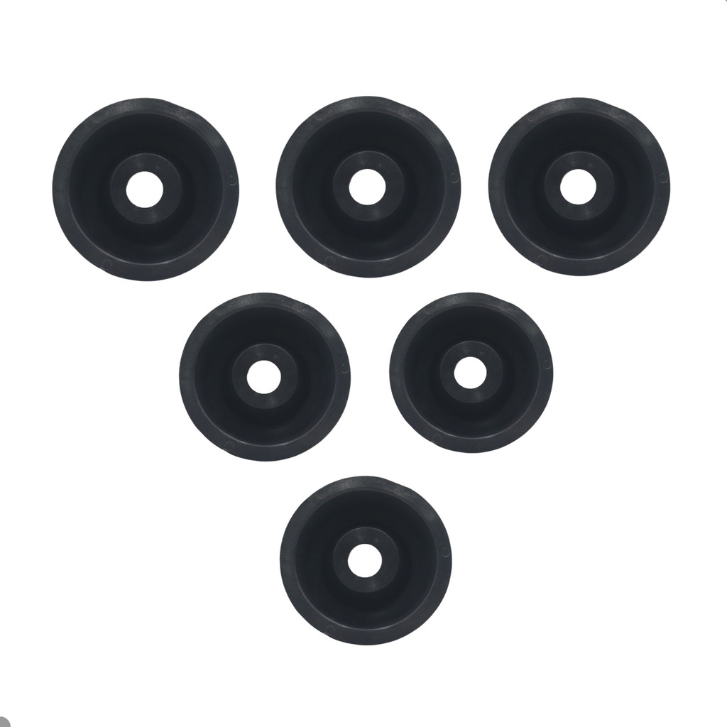 Jogo 6 Protetor Da Porca Copinho Limitador Altura Nylon Roçadeira Kawashima Katana Nakashi