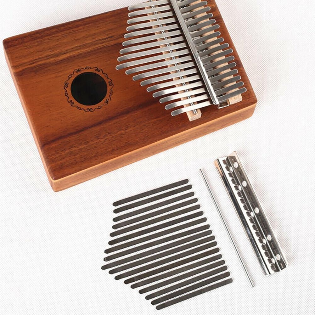 Piano De Polegar Kalimba 17 Teclas Com Acessórios De Fragmento De Manganês Para Melhorar A Experiência Musical P8Y8