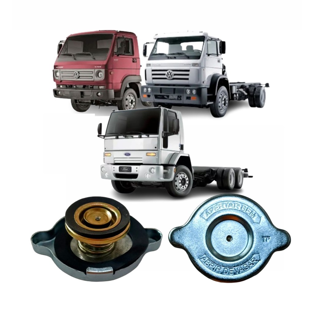 Tampa Radiador Cargo Até 2000 E Wolkswagem 13 Libras em Oferta na Shopee