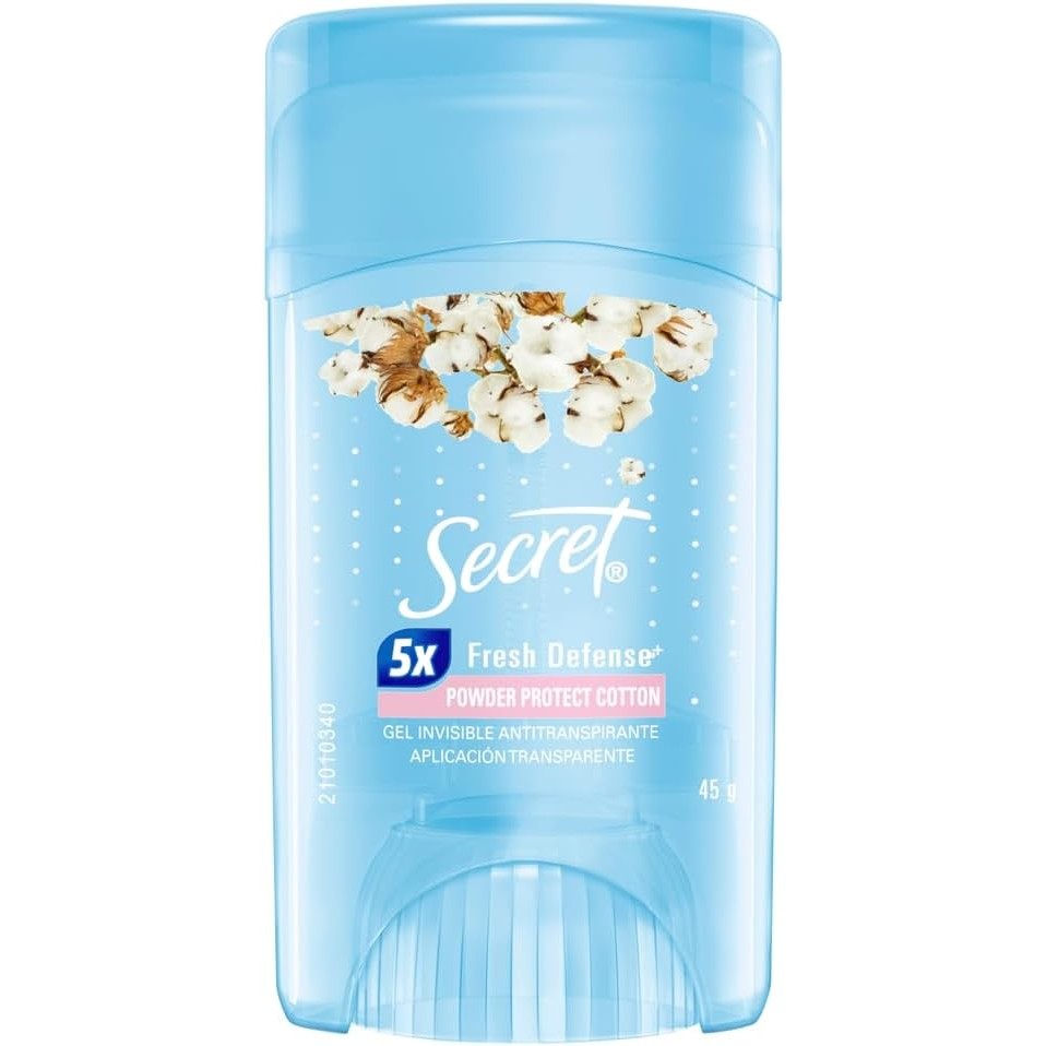 Desodorante Twist Stick Gel Secret Powder Protect Cotton 48h 45g
