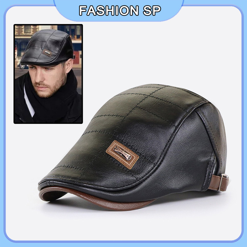 Boina Promocional De Couro Estilo Italiano em Oferta na Shopee