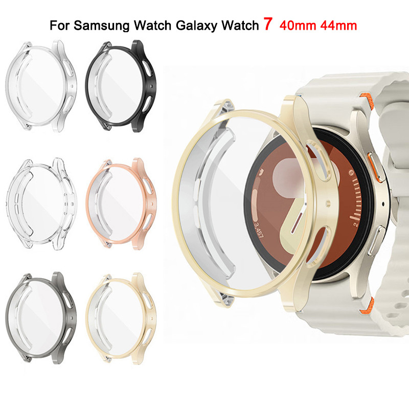 Capa Protetora De Silicone TPU Para Samsung Galaxy Watch 7 40mm 44mm