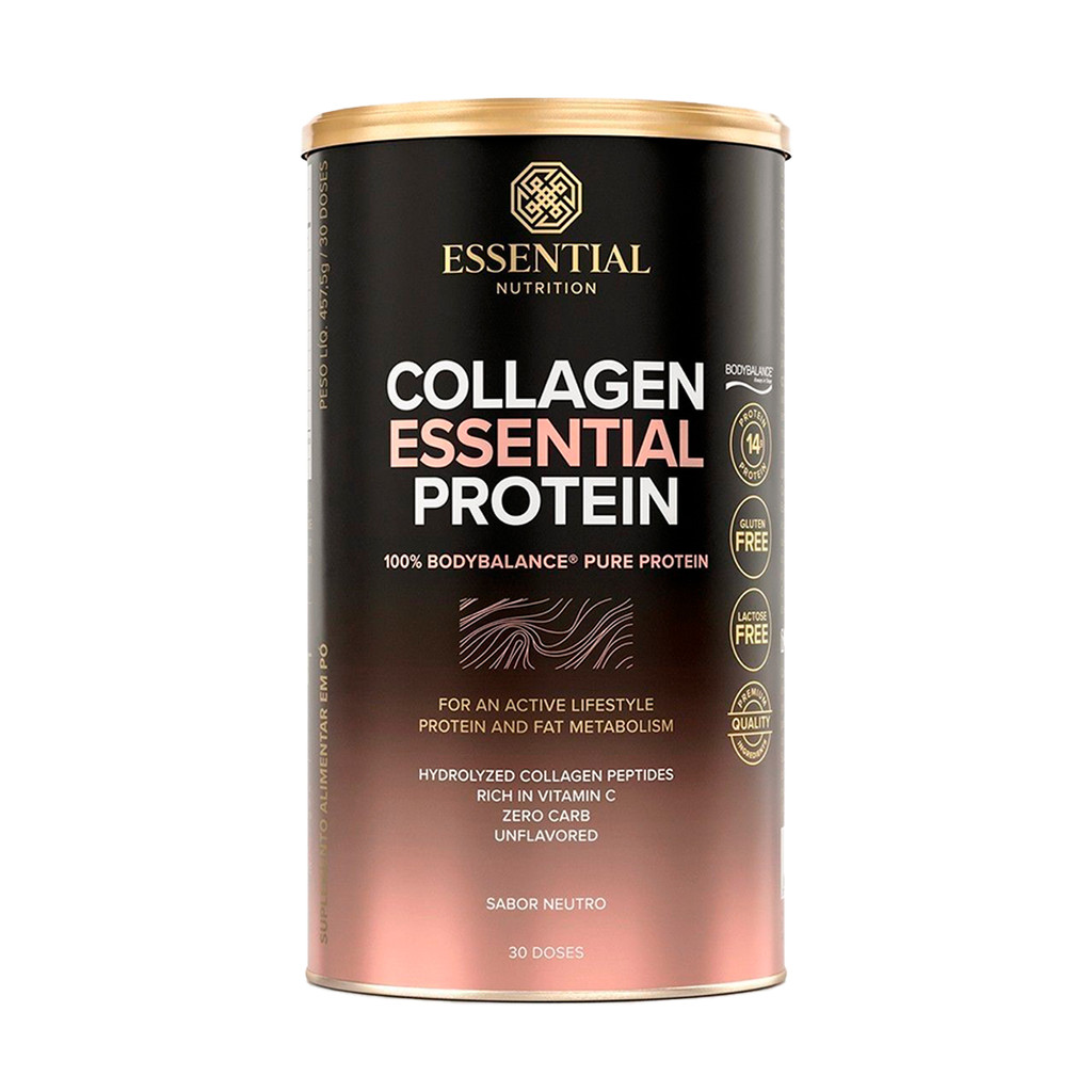 Collagen Essential Protein - Neutro 30 Doses - Essential Nutrition em Oferta na Shopee