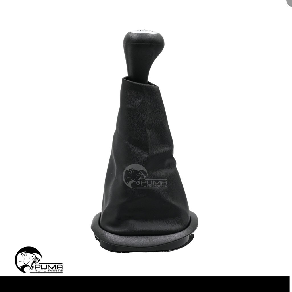 Jogo 2 Coifas De Cambio Manopla Ford Ka 1996 1997 1998 1999 2000 Preto Tampa Prata — imagem 2 de 2