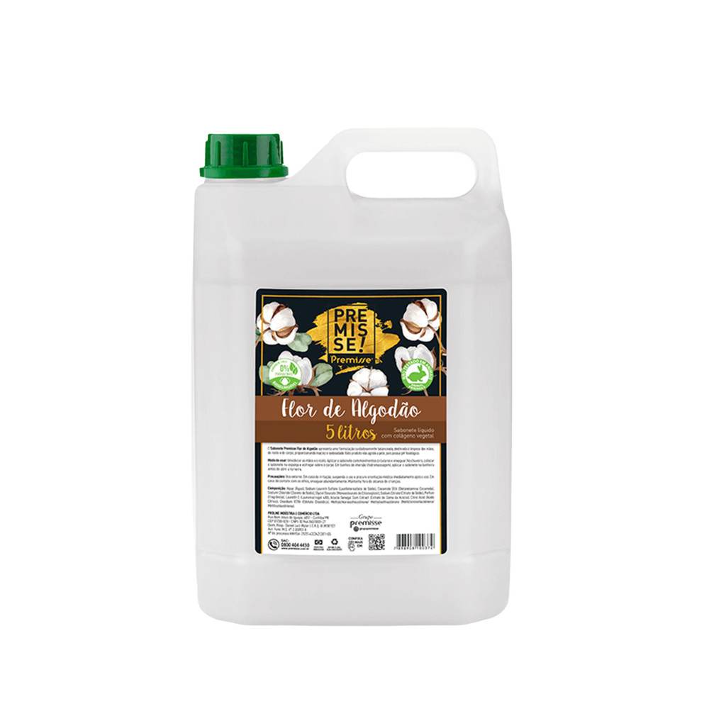 Sabonete Líquido Flor de Algodão 5L Premisse - Beauty