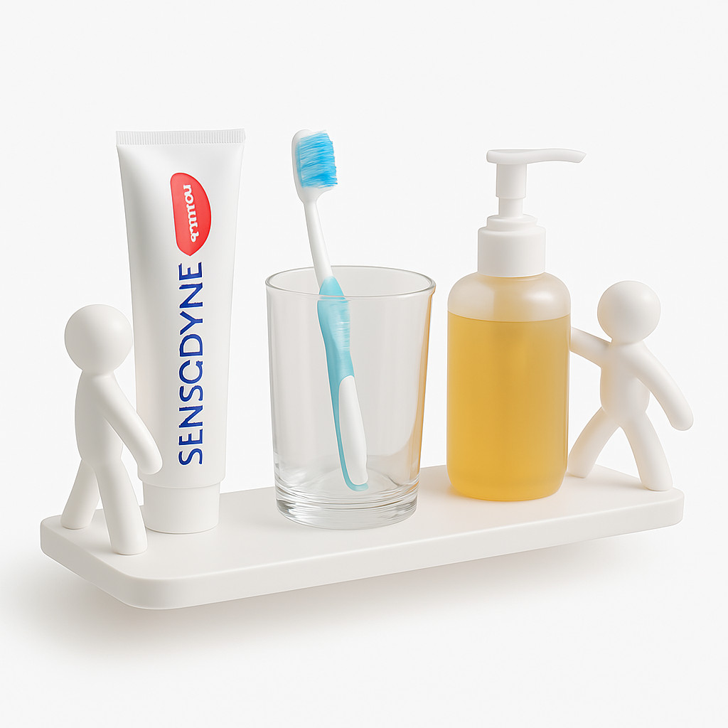 Suporte Prateleira de Banheiro Organizador Porta Shampoo Adesivo Plástico Para Cozinhas E Banheiros Boneco em Oferta na Shopee