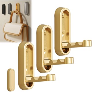 Ganchos Para Parede-Pretos Pendurar , De Resistentes , Gancho De Bolsa , Sem Sucção De Perfuração Banheiro , Cabides De em Oferta na Shopee