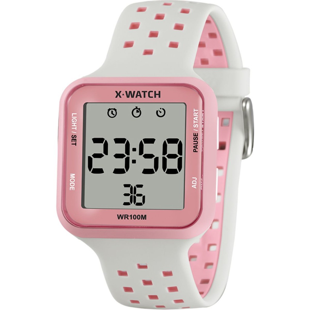 RELÓGIO X-WATCH FEMININO QUADRADO DIGITAL XGPPD197 BXBX