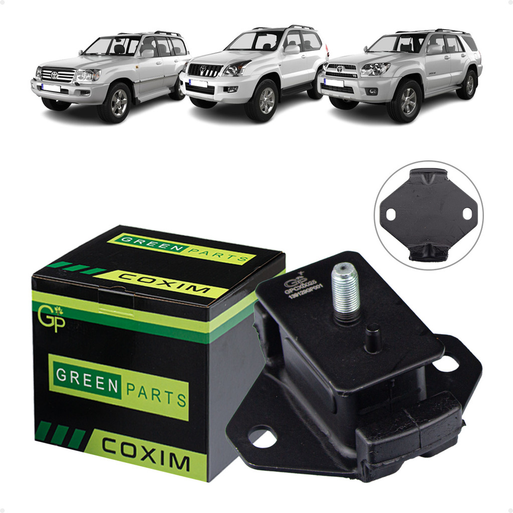 Coxim Motor Dianteiro Ambos Lados Toyota Hilux Sw4 3.0 Turbo 1997 a 2002/ Land Cruiser Prado 3.0 2002 a 2009 Vários