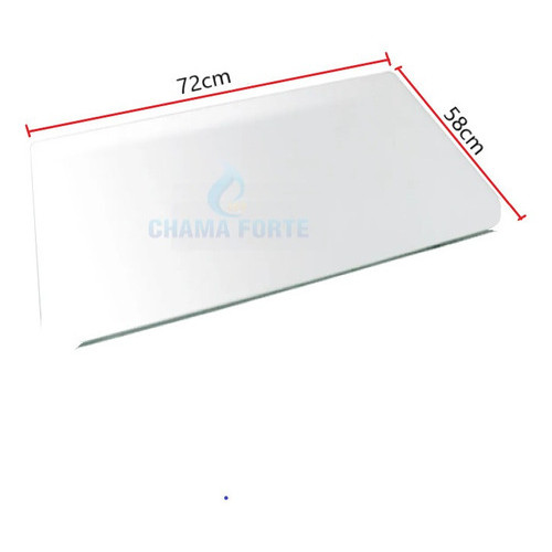 Tampa De VIDRO Compativel C/Fogão Brastemp 6 Bocas Bfs6nabuna 720x580