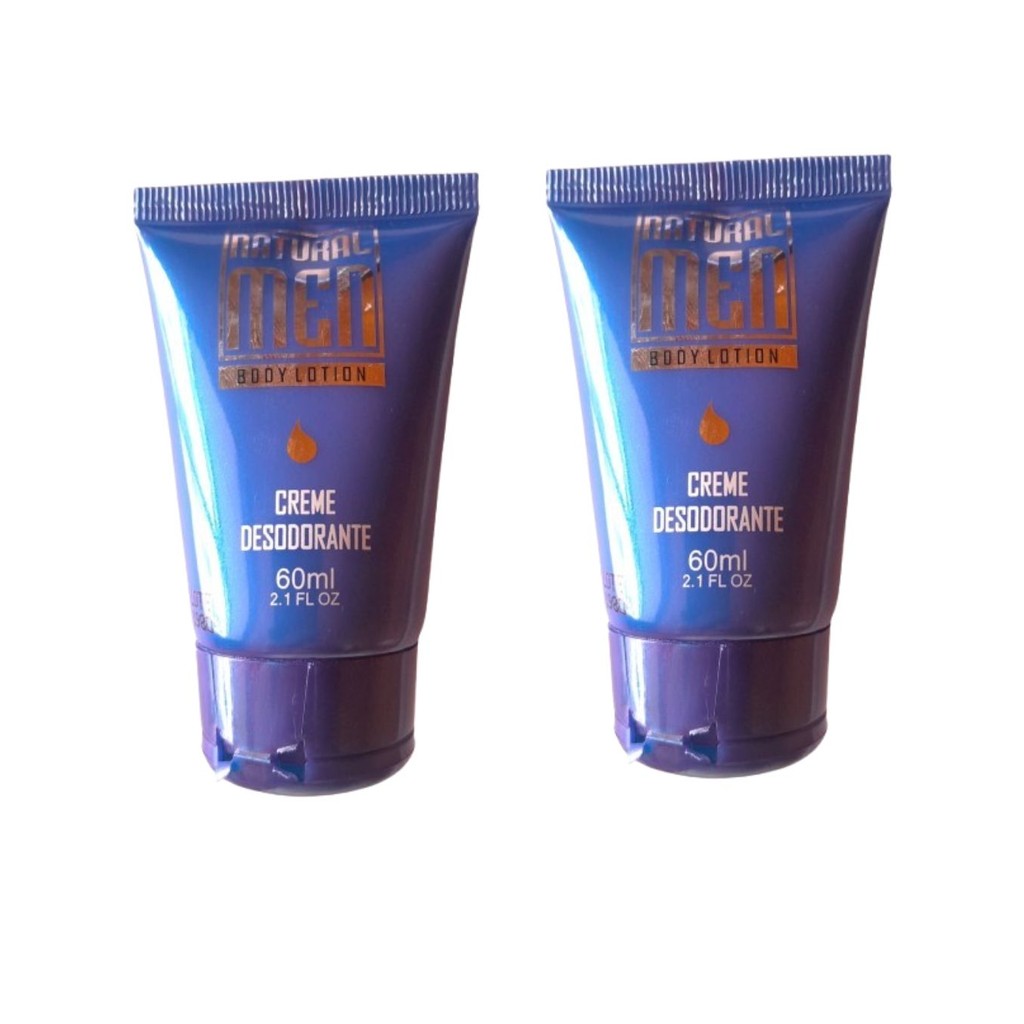 KIIT 2 Creme Desodorante man Naturrê 60g Proteção Suavidade
