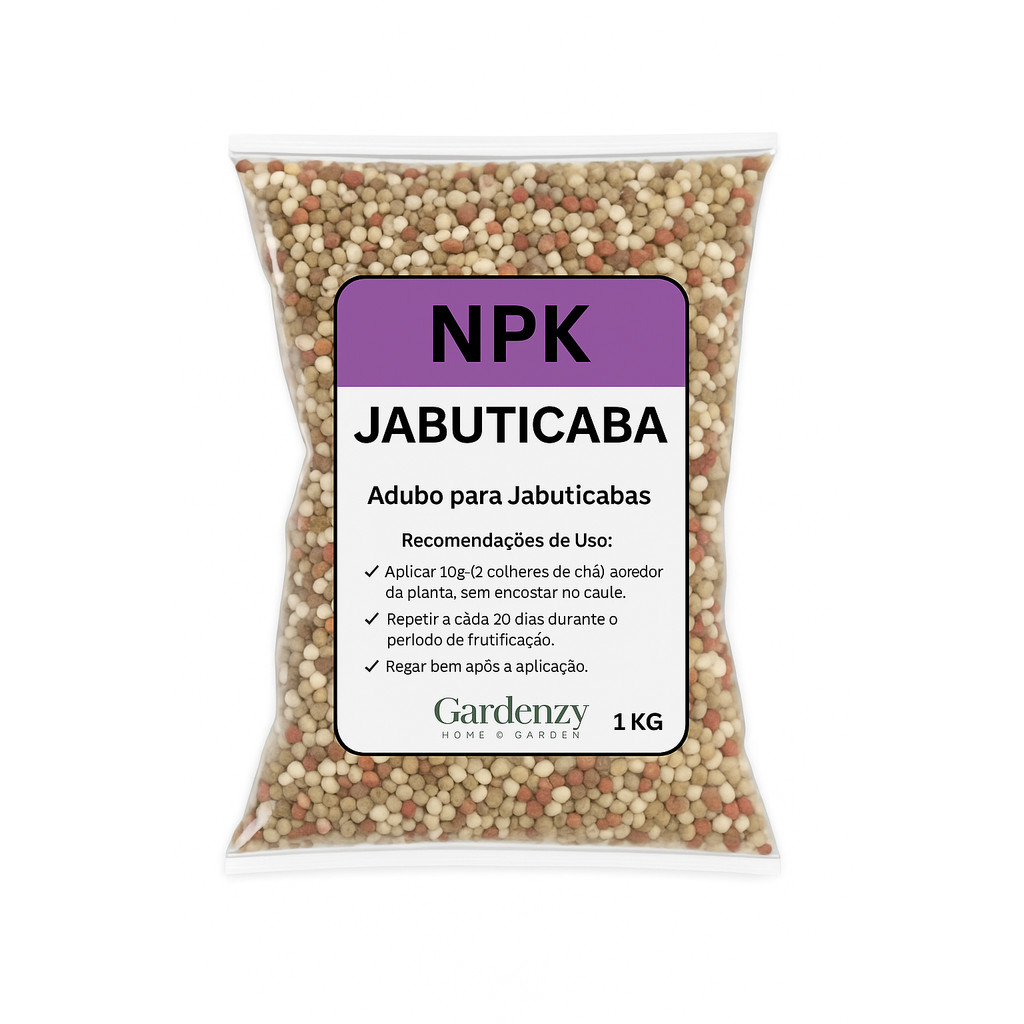 Adubo Fertilizante para Jabuticabas NPK + Micronutrientes – Frutificação e crescimento 01kg / 03kg em Oferta na Shopee