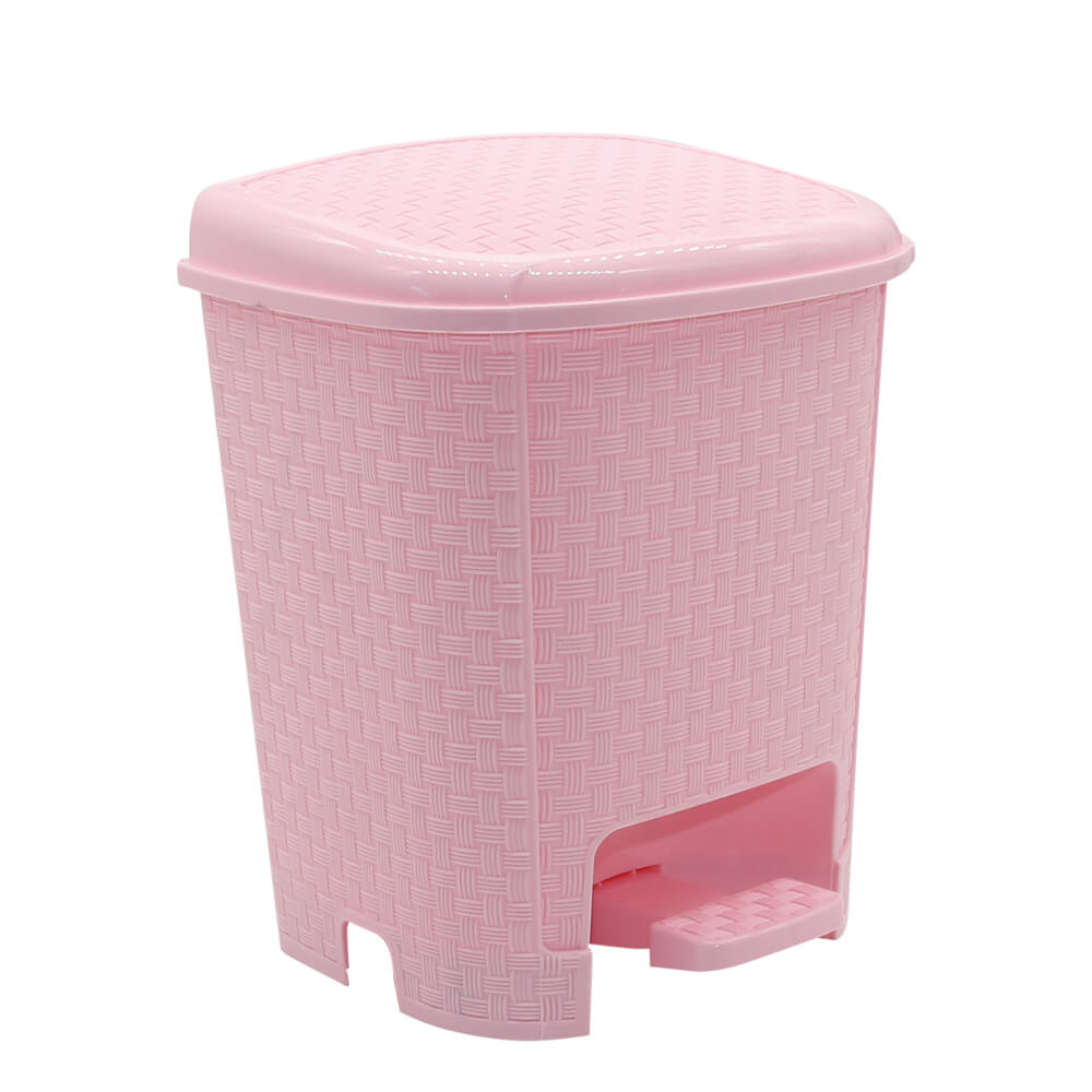 Lixeira Monte Líbano Rattan Bebê E Mamãe 6 Litros Rosa em Oferta na Shopee