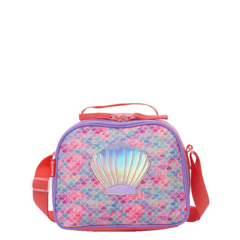 Lancheira Pequena Sestini M Plus Sereia 3 - Colorido em Oferta na Shopee