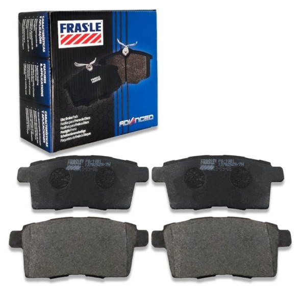 Pastilha de Freio Traseira Edge 3.5 24v 2008/2020 - Frasle PD1081
