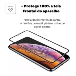 KIT2 3D Premium Vidro Temperado Película para iPhone 17 Pro Max, 16, 15, 14, 13, 12, 11, XR, XS (Protección Completa)