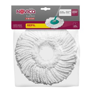 Refil Mop Turbo de Microfibra Noviça Bettanin em Oferta na Shopee