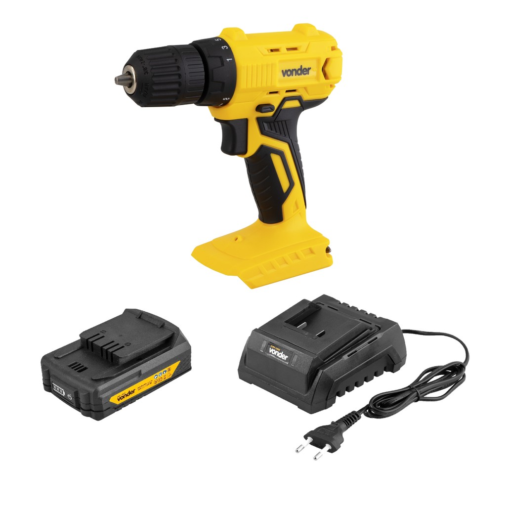 Parafusadeira Ipfv1851 Vonder C/ Bateria 4.0ah + Carregador