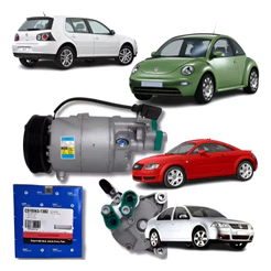 Compressor Ar Condicionado Golf /Polo/ Auditt/ New Bettle Original Delphi ANTI-HORÁRIO *