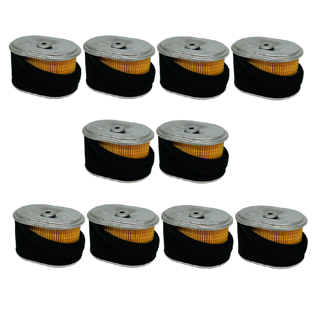 10x Filtro De Ar Compatível Motor 5,5 6,5 7hp Branco Buffalo